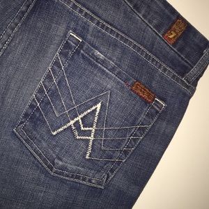 7’s For All Mankind “A” Pocket Flare Bootcut Jeans